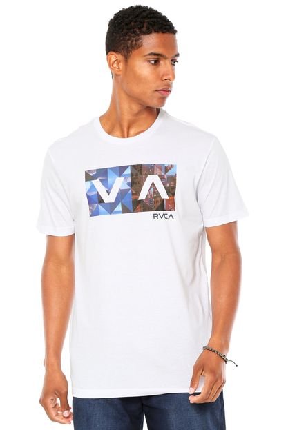 Camiseta RVCA Building Balance Box Branca - Marca RVCA