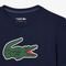 Camiseta esportiva ultra-seca com estampa crocodilo Azul Marinho - Marca Lacoste