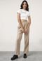 Camiseta Cropped John John Mind Off-White - Marca John John