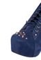 Ankle Boot Di Cristalli Recorte Azul Marinho - Marca Di Cristalli