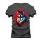 Camiseta Plus Size Unissex Algodão Estampada Premium Confortável Lobo Colors - Grafite - Marca Nexstar