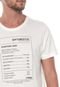 Camiseta Forum Lettering Off-White - Marca Forum