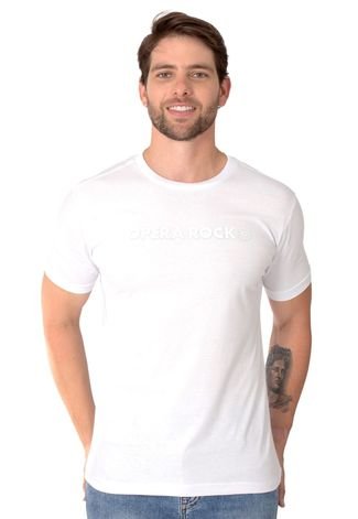 Camiseta Masculina Operarock Branco