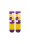 Meia Stance Zone Los Angeles Lakers Roxa - Marca Stance