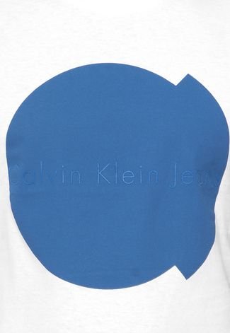 Camiseta Calvin Klein Jeans Logo Branco