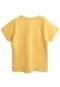 Camiseta Marisol Menino Lisa Amarela - Marca Marisol