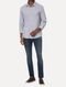 Camisa Calvin Klein Masculina Slim Fit Oxford Leve Marinho Mescla - Marca Calvin Klein