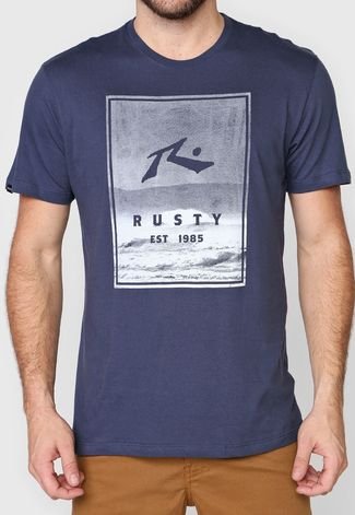Camiseta Rusty High Tide Cinza