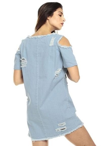 Vestido azul dafiti store