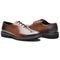 Sapato Social Masculino Couro Oxford Cadarço Confortável Marrom 37 Marrom - Marca Mila Marques