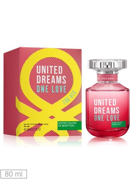 Perfume United Dreams One Love Her 80ml - Marca Benetton Fragrances