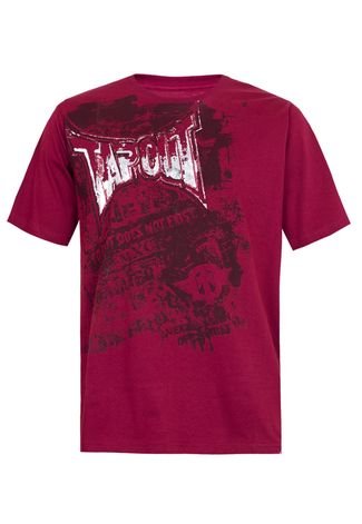 Camiseta Tapout Silk Vinho