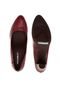 Scarpin Piccadilly Croco Vinho - Marca Piccadilly