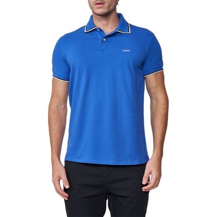 Camisa Polo Colcci Gola Pr25 Azul Urano Masculino - Marca Colcci