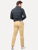 Calça Tommy Hilfiger Masculina Custom Fit THFlex Chino Stretch Cáqui - Marca Tommy Hilfiger