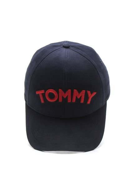 Boné Tommy Hilfiger Strapback Logo Azul-Marinho - Marca Tommy Hilfiger