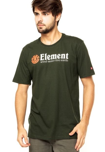 Camiseta Element Horizontal Verde - Marca Element