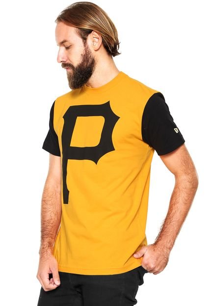 Camiseta New Era Pittsburgh Pirates Amarela - Marca New Era