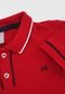 Camisa Polo Hering Kids Infantil Frisos Vermelha - Marca Hering Kids