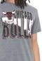 Camiseta Mitchell & Ness Chicago Bulls Cinza - Marca Mitchell & Ness