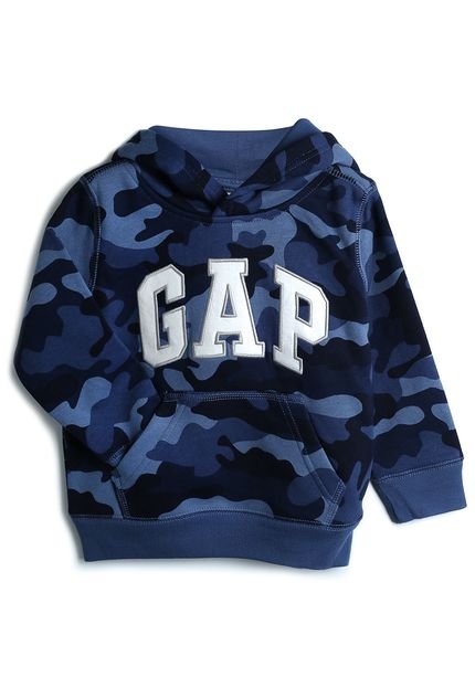 Blusa Moletom GAP Menino Militar Azul-Marinho - Marca GAP