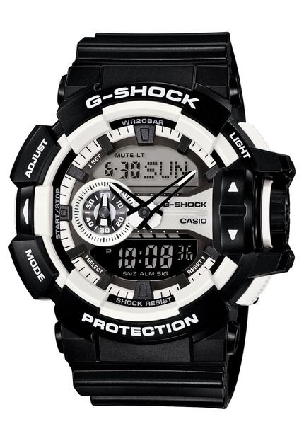 Relógio G-Shock GA-400-1ADR Preto/Branco - Marca G-Shock