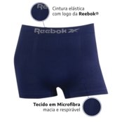 Kit C/10 Cuecas Reebok Boxer Classic Microfibra Sortido - Marca Reebok