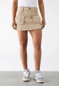 Short-saia Jeans John John Cargo Macedonia Sand Bege - Marca John John