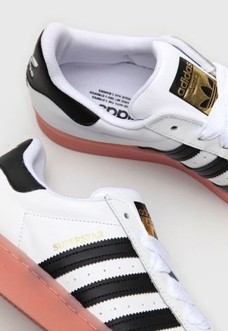 Tênis adidas Originals Superstar W Branco/Rosa