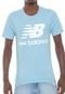 Camiseta New Balance Logo Colors Azul - Marca New Balance