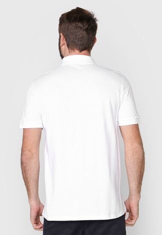 Camisa Polo IZOD Reta Lisa Branca - Compre Agora