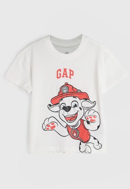 Camiseta GAP Patrilha Canina Branco - Marca GAP