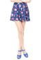 Saia FiveBlu Glastonbury Floral Azul - Marca FiveBlu