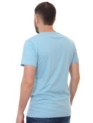 Camiseta Tommy Hilfiger Masculina Essential Cotton Icon Azul Celeste - Marca Tommy Hilfiger