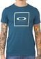 Camiseta Oakley Mod Fractal Cotton  Azul - Marca Oakley