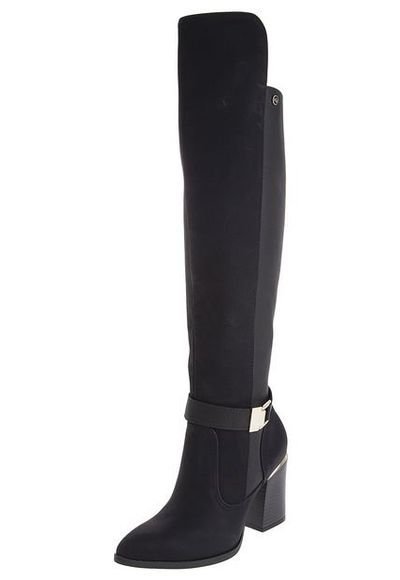 Bota Alta Negra Via Marte Compra Ahora Dafiti Colombia