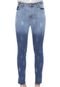 Calça Jeans MOB Skinny Arabescos Azul - Marca MOB