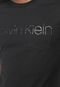 Camiseta Calvin Klein Lettering Bolso Preta - Marca Calvin Klein