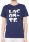 Camiseta Lacoste Lettering Azul-marinho - Marca Lacoste