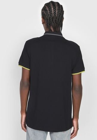 Camisa Polo Aramis Reta Logo Preta