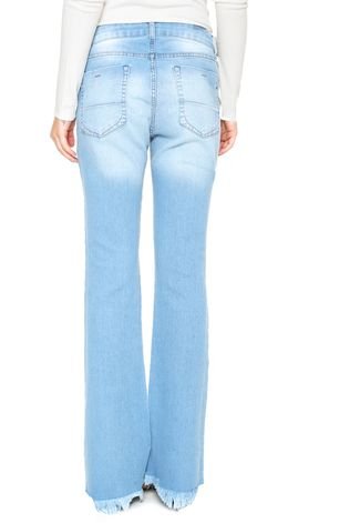 Calça Jeans It's & Co Flare Fernanda Azul
