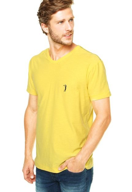 Camiseta Aleatory Flamê Amarela - Marca Aleatory
