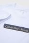 Camiseta Calvin Klein Kids Texto/Números Branca - Marca Calvin Klein Kids