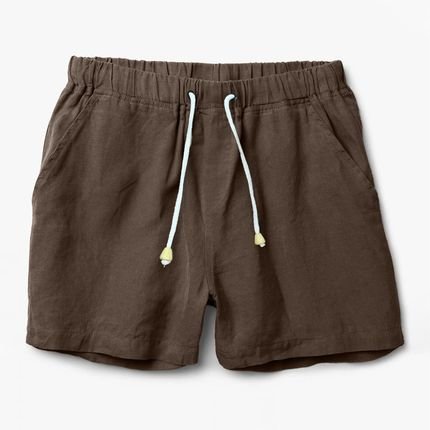 Short de Linho Premium Bermuda Masculina Moda Praia Luxo - Marca Relaxado