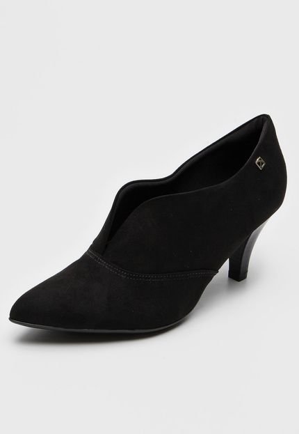 Scarpin Piccadilly Suede Preto - Marca Piccadilly
