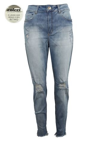 Calça Jeans Colcci Slim Extreme Power Bia Azul