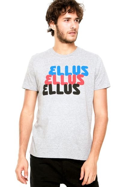 Camiseta Ellus Celebrating Cinza - Marca Ellus