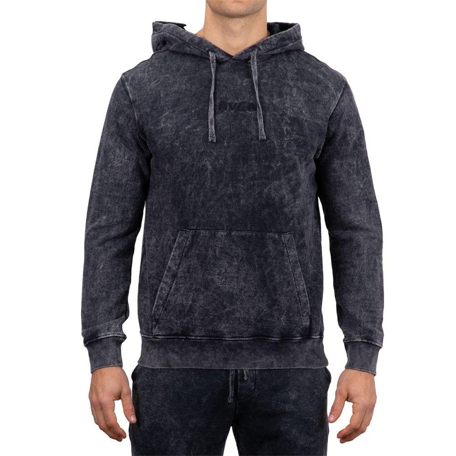 Moletom RVCA Canguru Shi Boo Ya Pullover Masculino Cinza - Marca RVCA