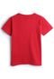 Camiseta Brandili Menino Escrita Vermelha - Marca Brandili