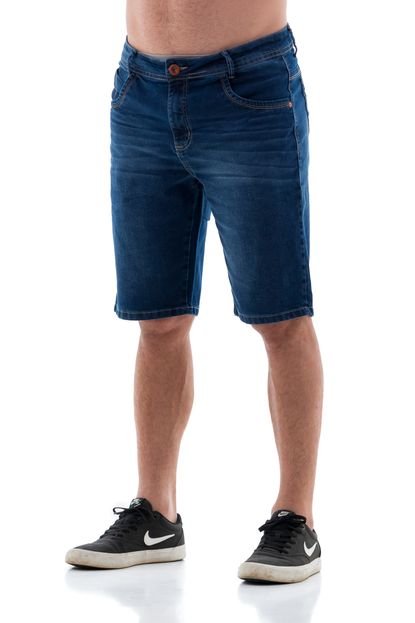 Bermuda Jeans Masculina Arauto Slim Forte Plus  Azul - Marca ARAUTO JEANS